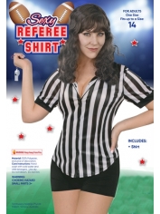 Referee Costume Sexy Referee Shirt - Womens Sports Costumes